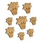 Happy Potted Plant Wood Buttons for Sewing Knitting Crochet DIY Craft